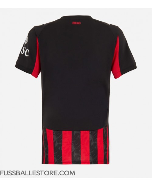 Günstige AC Milan Heimtrikot Damen 2025-26 Kurzarm Günstige AC Milan Heimtrikot Damen 2025-26 Kurzarm